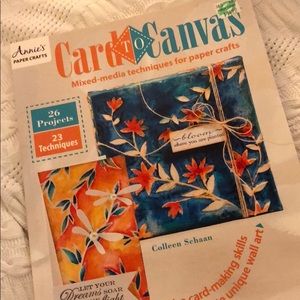 Mixed-media technique book for paper crafts